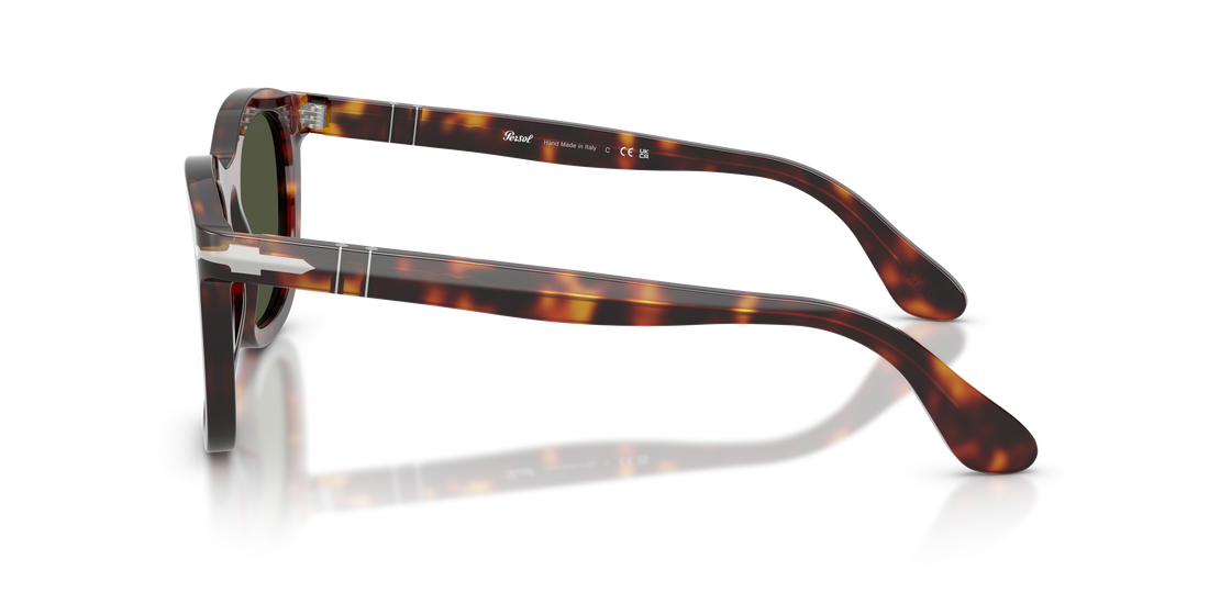 Zonnebrillen persol po3395s 24/31 havana pantos unisex maat 52mm - Detailaanzicht