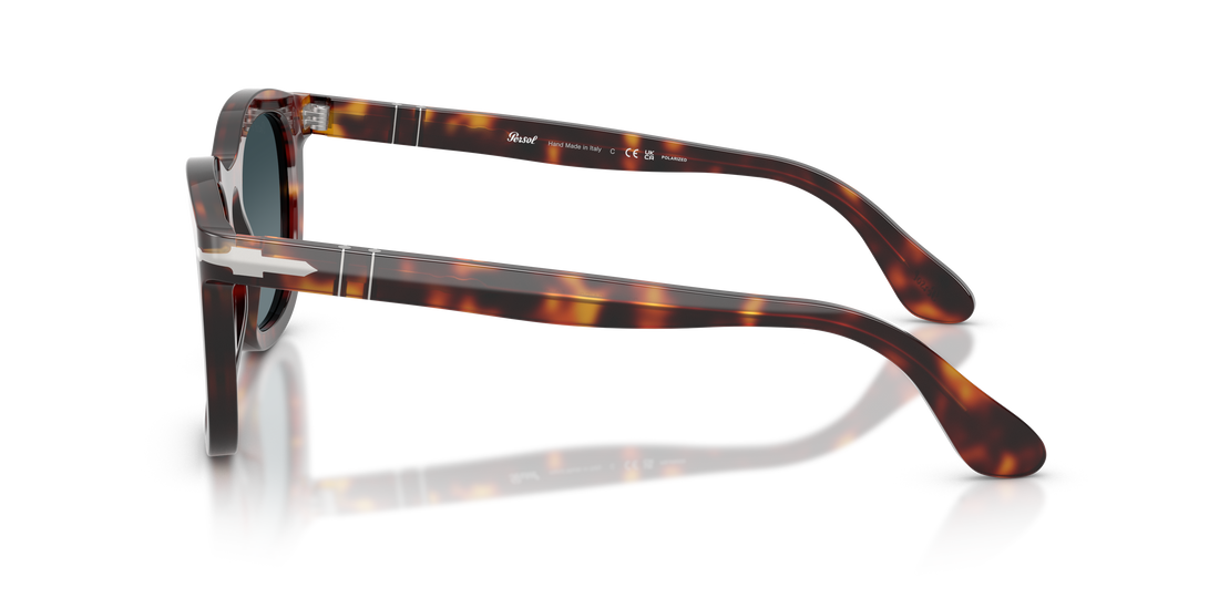 Zonnebrillen persol po3395s 24/s3 havana pantos unisex maat 52mm - Detailaanzicht
