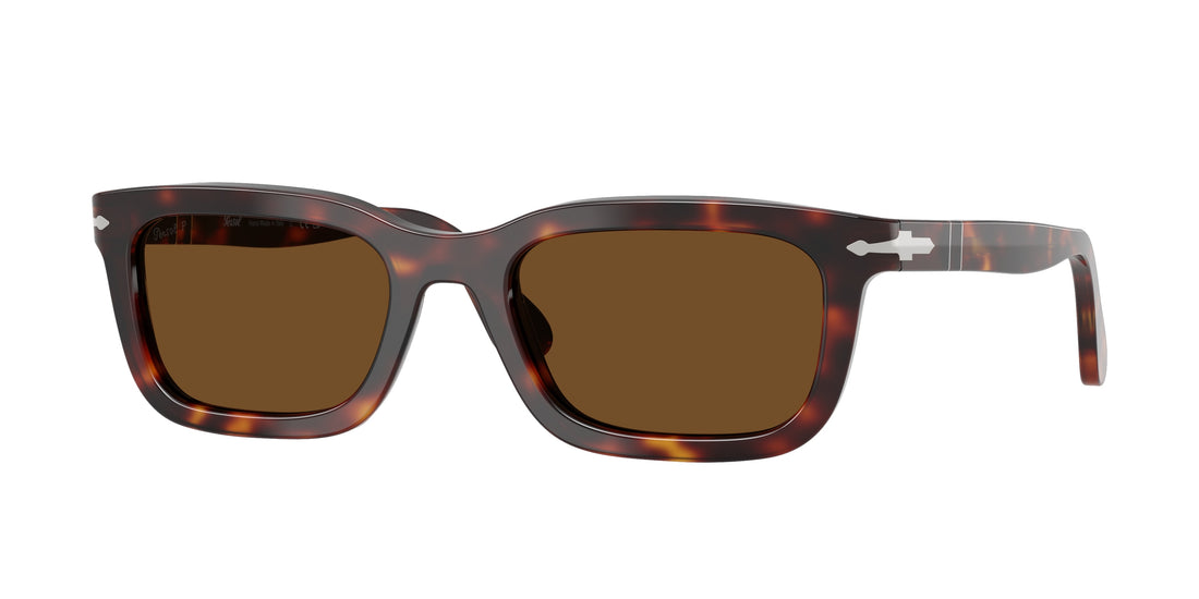 Zonnebrillen persol po3396s 24/57 havana rectangular unisex maat 53mm - Hoofdaanzicht