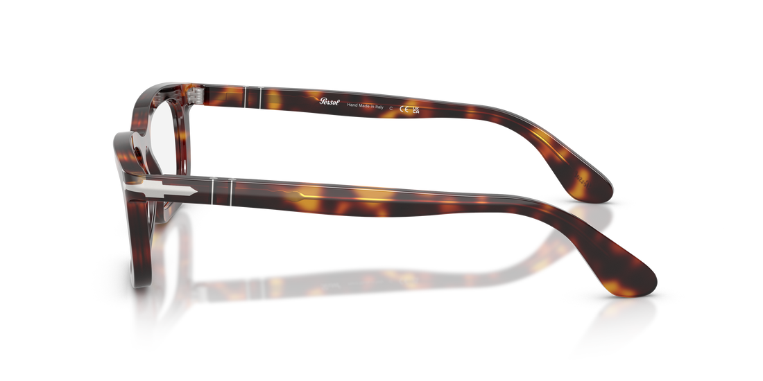 Óculos graduados persol po3397v 24 havana rectangular unisex tamanho 51mm - Vista de detalhe