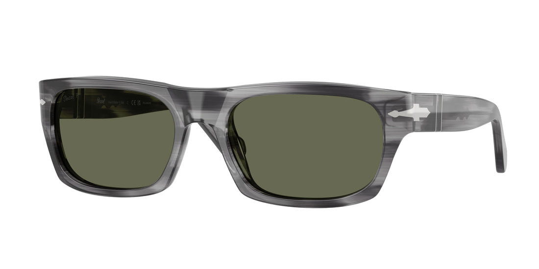 Zonnebrillen persol po3398s 119258 gris rectangular unisex maat 55mm - Hoofdaanzicht