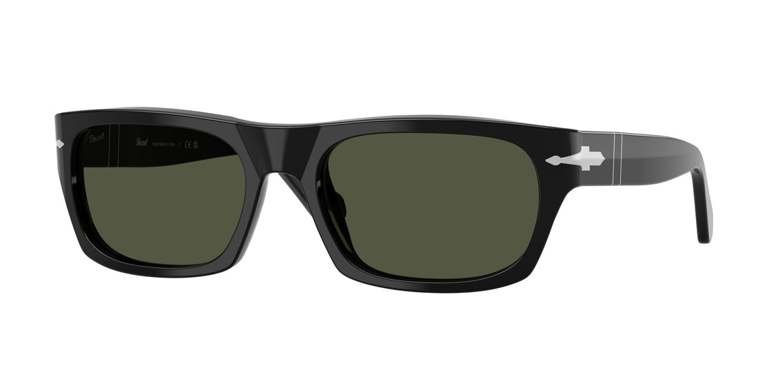 Zonnebrillen persol po3398s 95/31 negro rectangular unisex maat 55mm - Hoofdaanzicht