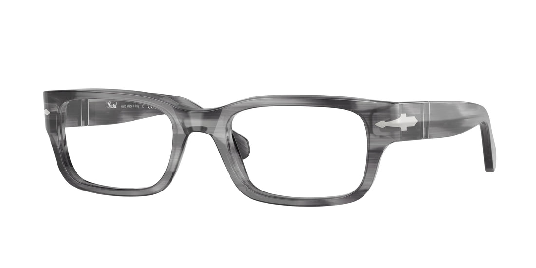 Óculos graduados persol po3399v 1192 gris rectangular unisex tamanho 55mm - Vista principal