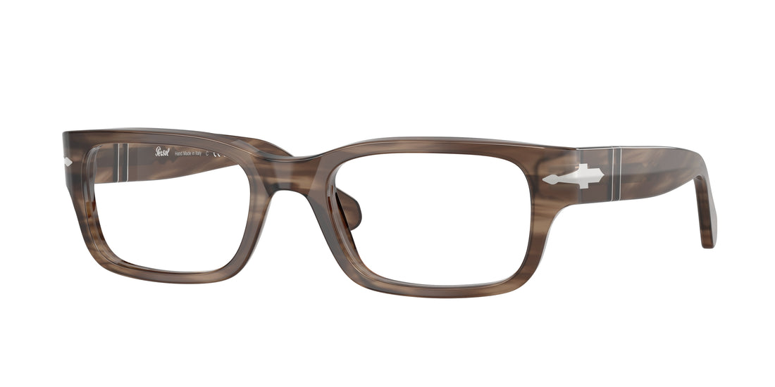 Óculos graduados persol po3399v 1208 havana rectangular unisex tamanho 53mm - Vista principal