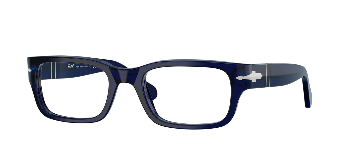 Óculos graduados persol po3399v 181 azul rectangular unisex tamanho 55mm - Vista principal