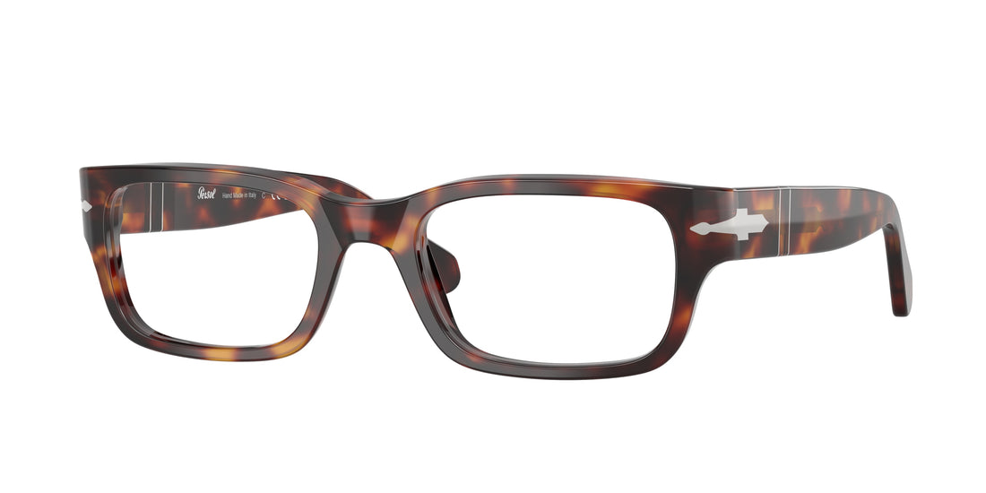 Óculos graduados persol po3399v 24 havana rectangular unisex tamanho 53mm - Vista principal