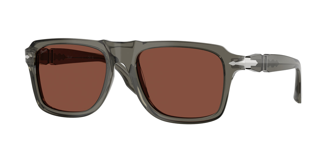 Óculos de sol persol po8002s 1103c5 gris rectangular masculino tamanho 55mm - Vista principal
