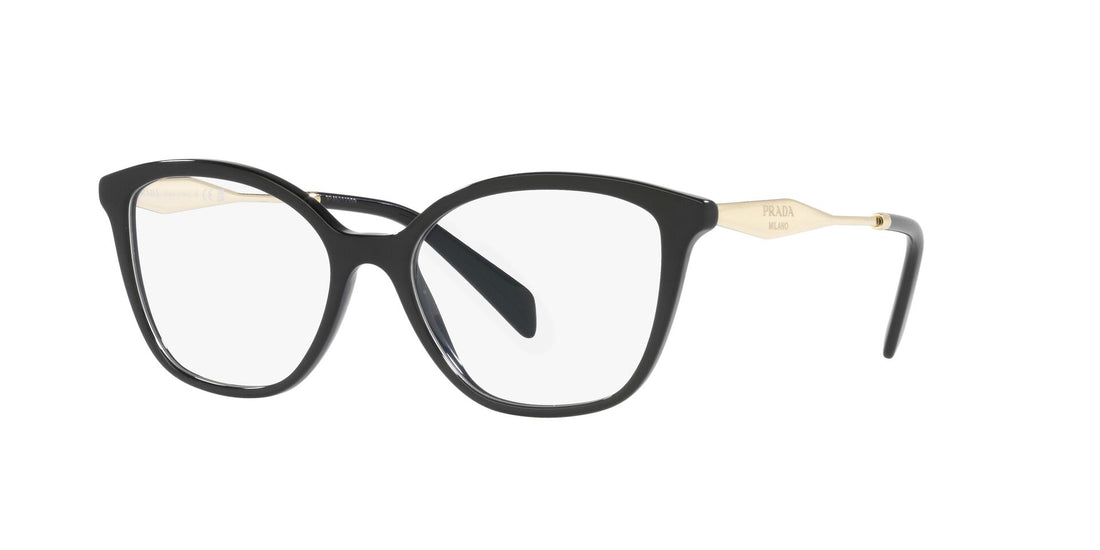 Brillen prada pr 02zv 1ab1o1 negro butterfly femenina größe 54mm - Hauptansicht
