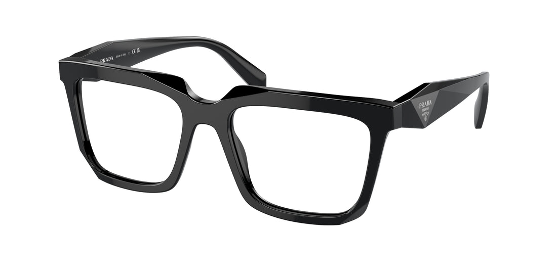 Lunettes de vue prada pr a19v 16k1o1 negro rectangular femenina taille 54mm - Vue principale