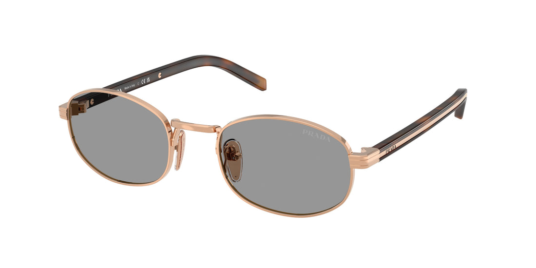Óculos de sol prada pr b53s svf50q dorado oval femenino tamanho 52mm - Vista principal