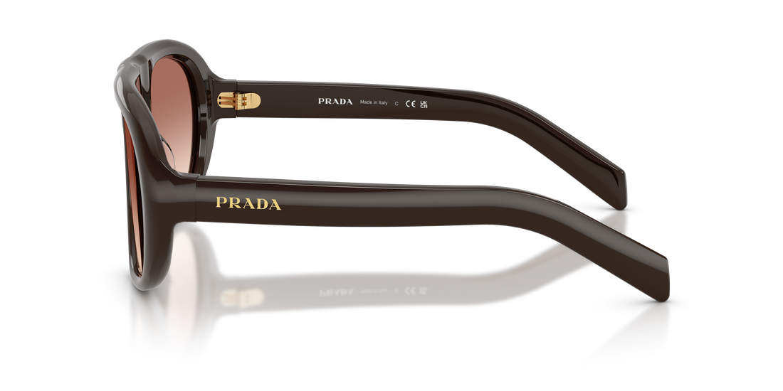 Sonnenbrillen prada pr c05s 27i70x marron irregular femenino größe 57mm - Detailansicht