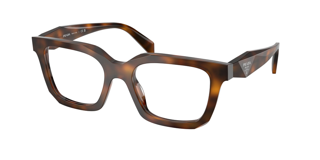 Prescription glasses prada pr c08v 20d1o1 havana irregular femenino size 52mm - Main view