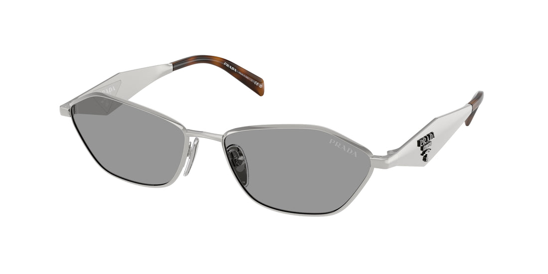 Óculos de sol prada pr d50s 1bc50q plateado irregular femenino tamanho 57mm - Vista principal
