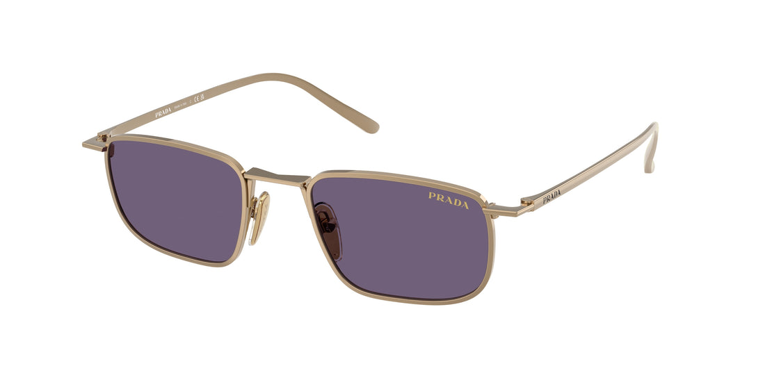 Óculos de sol prada pr d52s 7oe70w marron pillow masculino tamanho 49mm - Vista principal