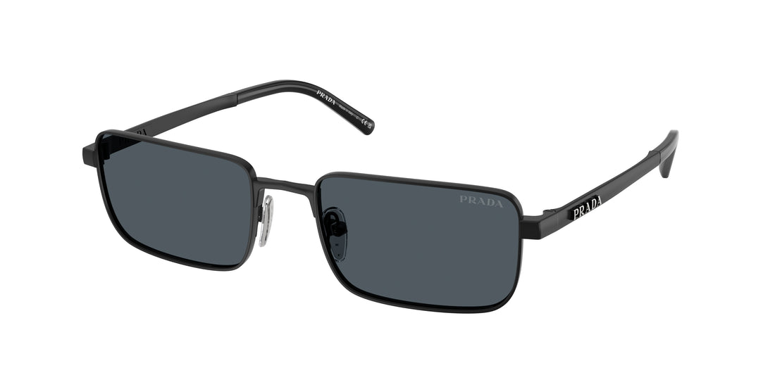 Óculos de sol prada pr d54s 7ab70b negro rectangular masculino tamanho 55mm - Vista principal