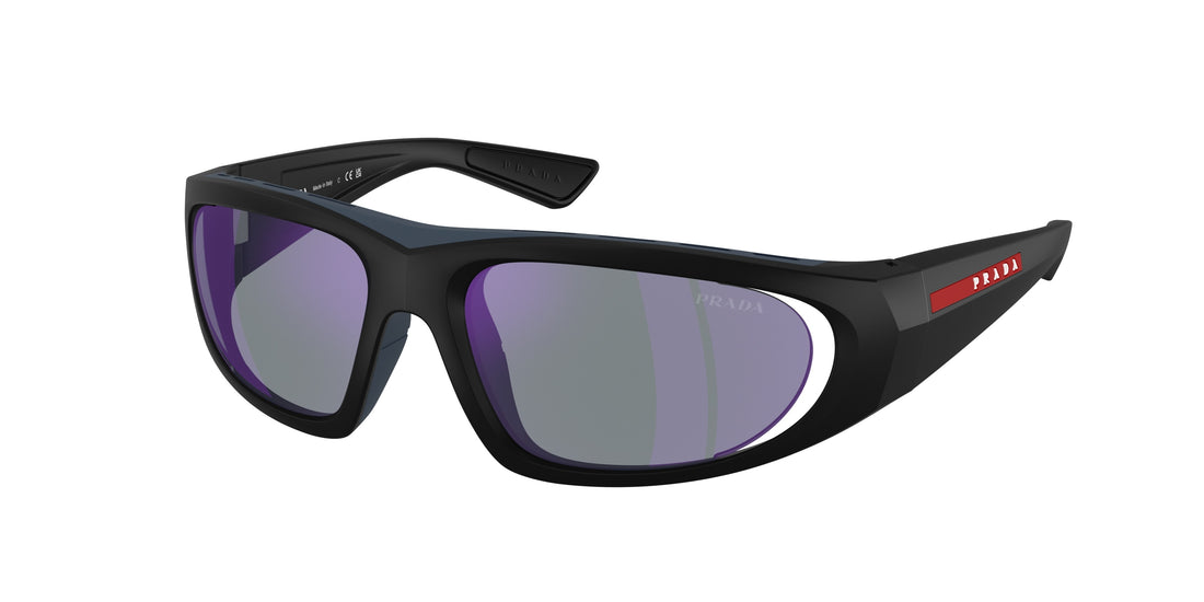 Gafas de sol prada linea rossa ps b03s 1bo10j negro irregular masculino talla 57mm - Vista principal