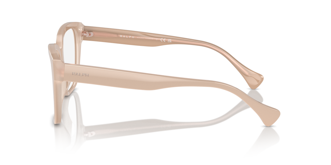 Brillen ralph ra7162u 6063 beige square femenino größe 53mm - Detailansicht