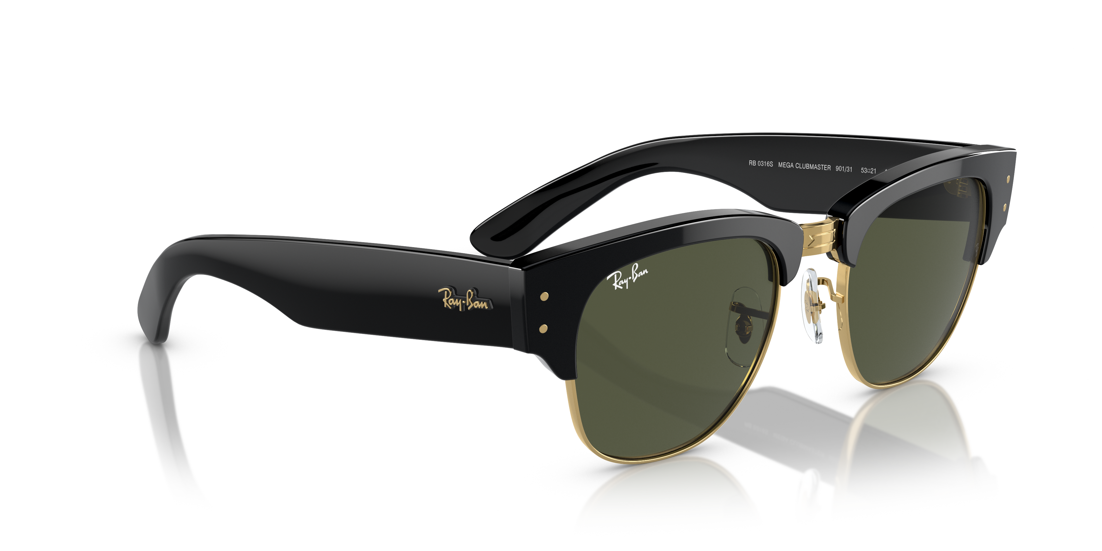 RAY-BAN RB0316S MEGA CLUBMASTER 901/31 50