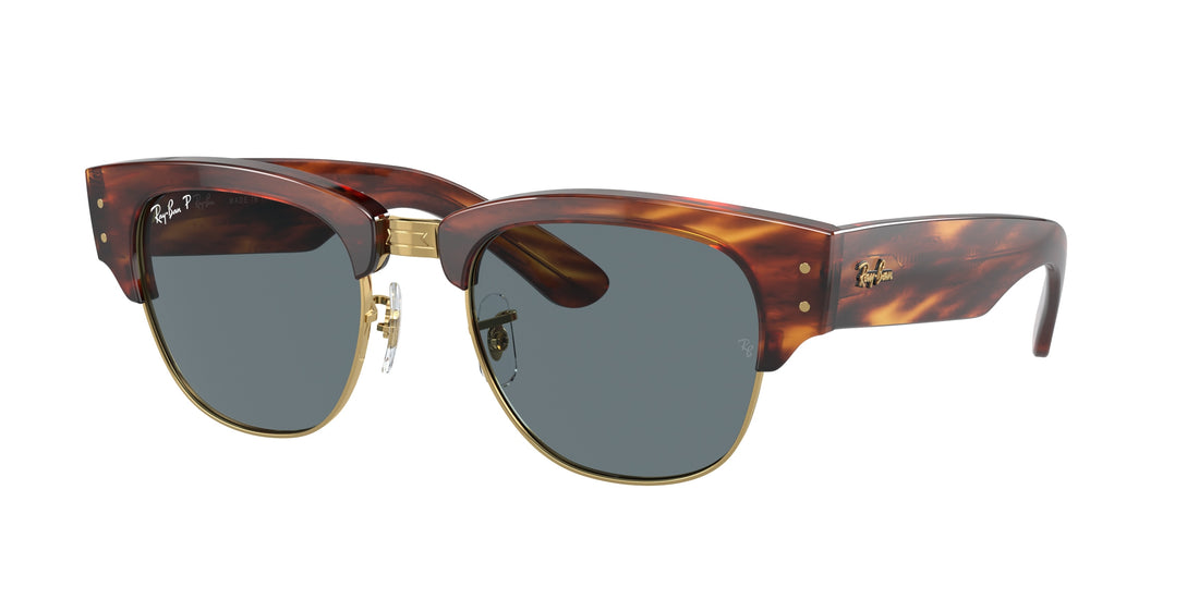 Óculos de sol ray-ban rb0316s mega clubmaster 954/3r marron square unisex tamanho 53mm - Vista principal