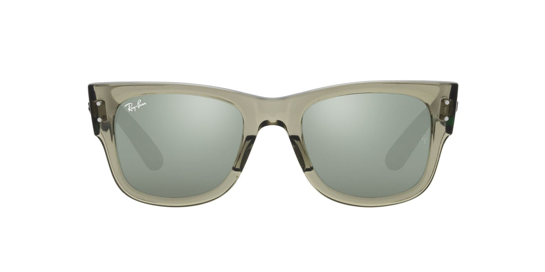 Lunettes de soleil ray-ban rb0840s mega wayfarer 66355c . taille 51mm - Vue détaillée