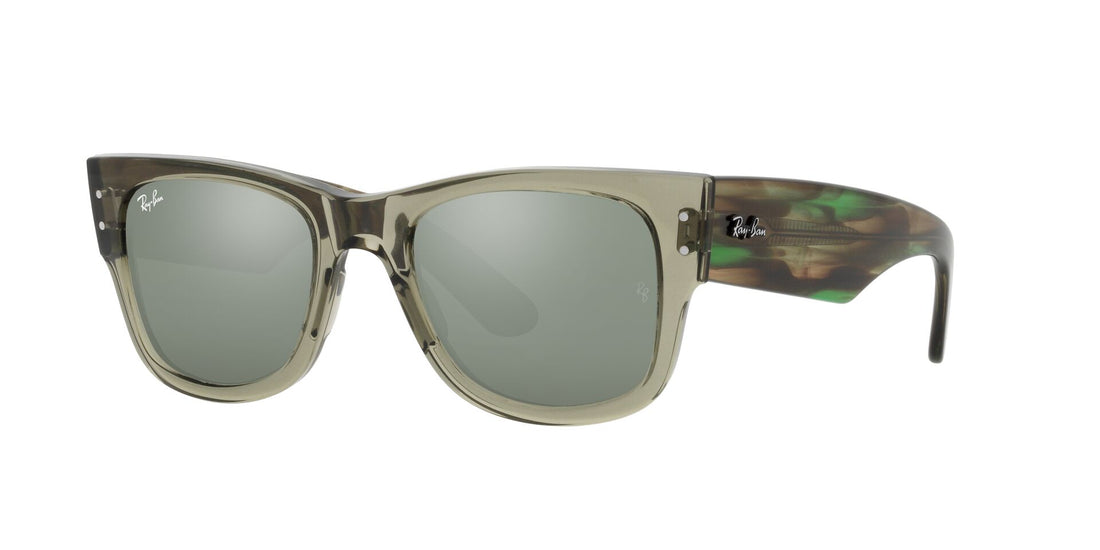 Lunettes de soleil ray-ban rb0840s mega wayfarer 66355c . taille 51mm - Vue principale