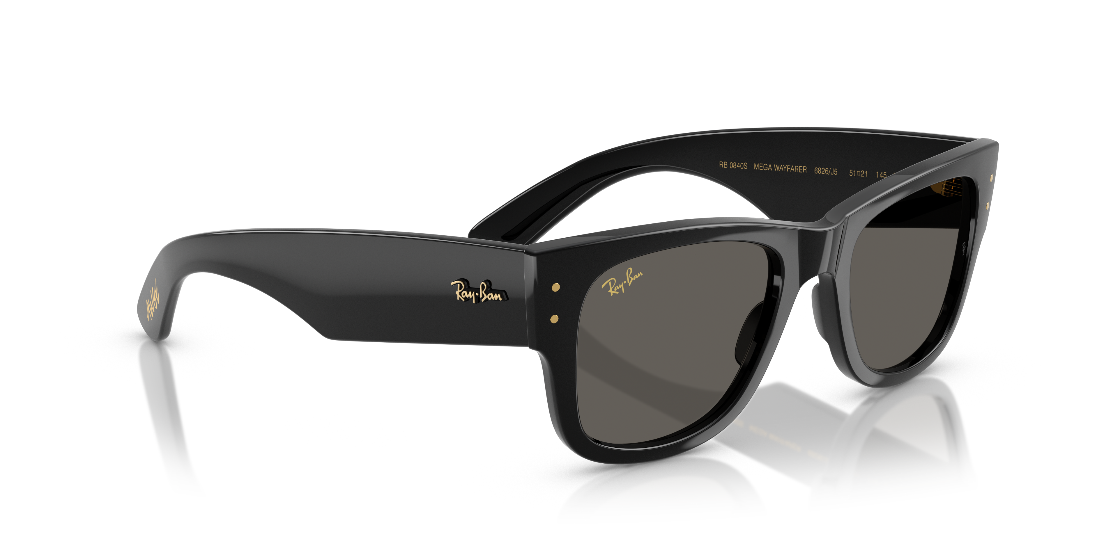 RAY-BAN RB0840S MEGA WAYFARER 6826J5 51