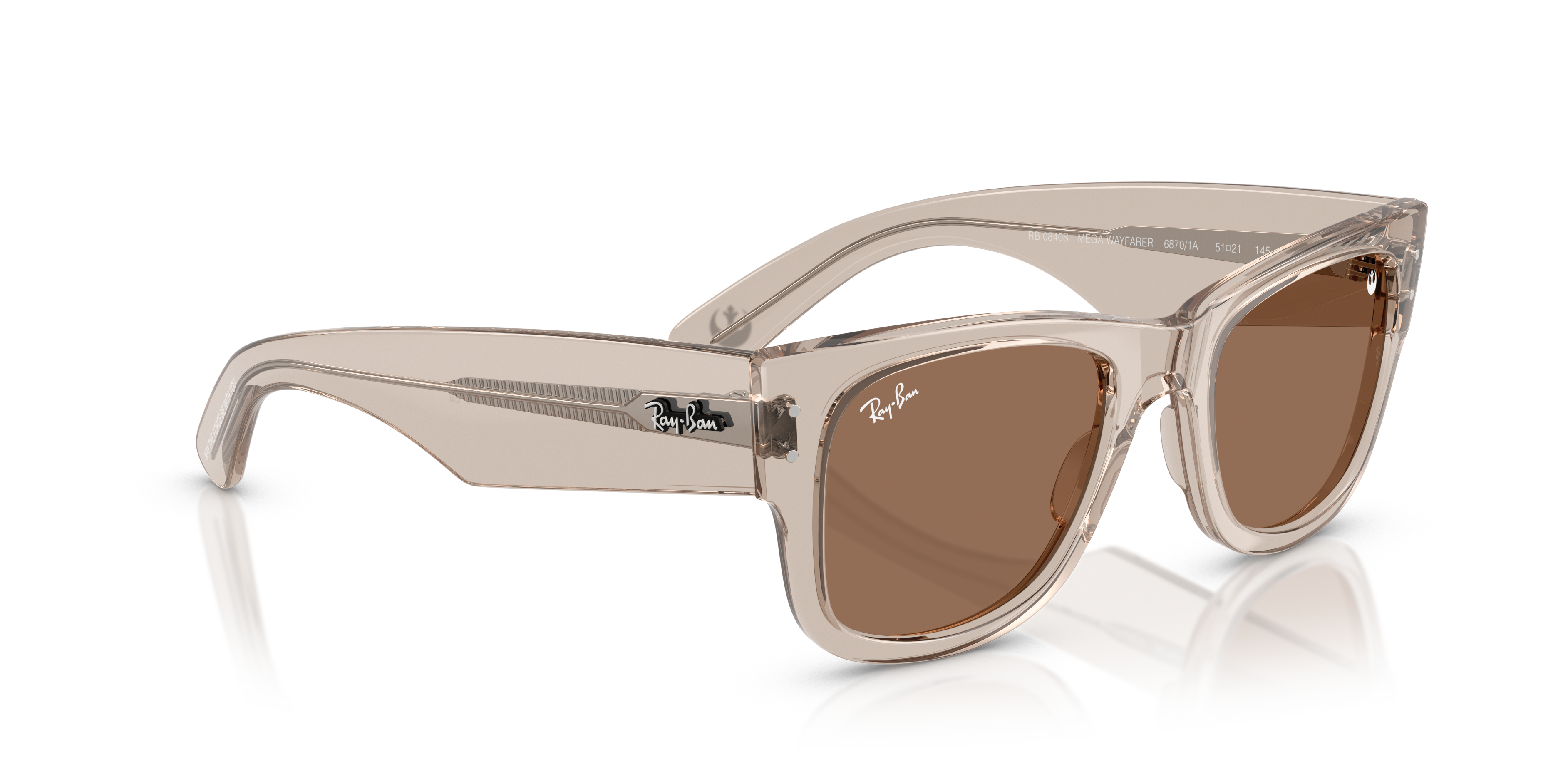 RAY-BAN RB0840S MEGA WAYFARER 68701A 51