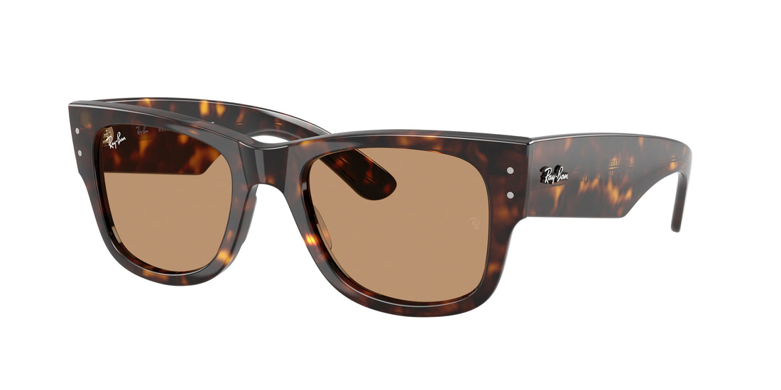 Sunglasses ray-ban rb0840s mega wayfarer 902/53 havana square unisex size 51mm - Main view