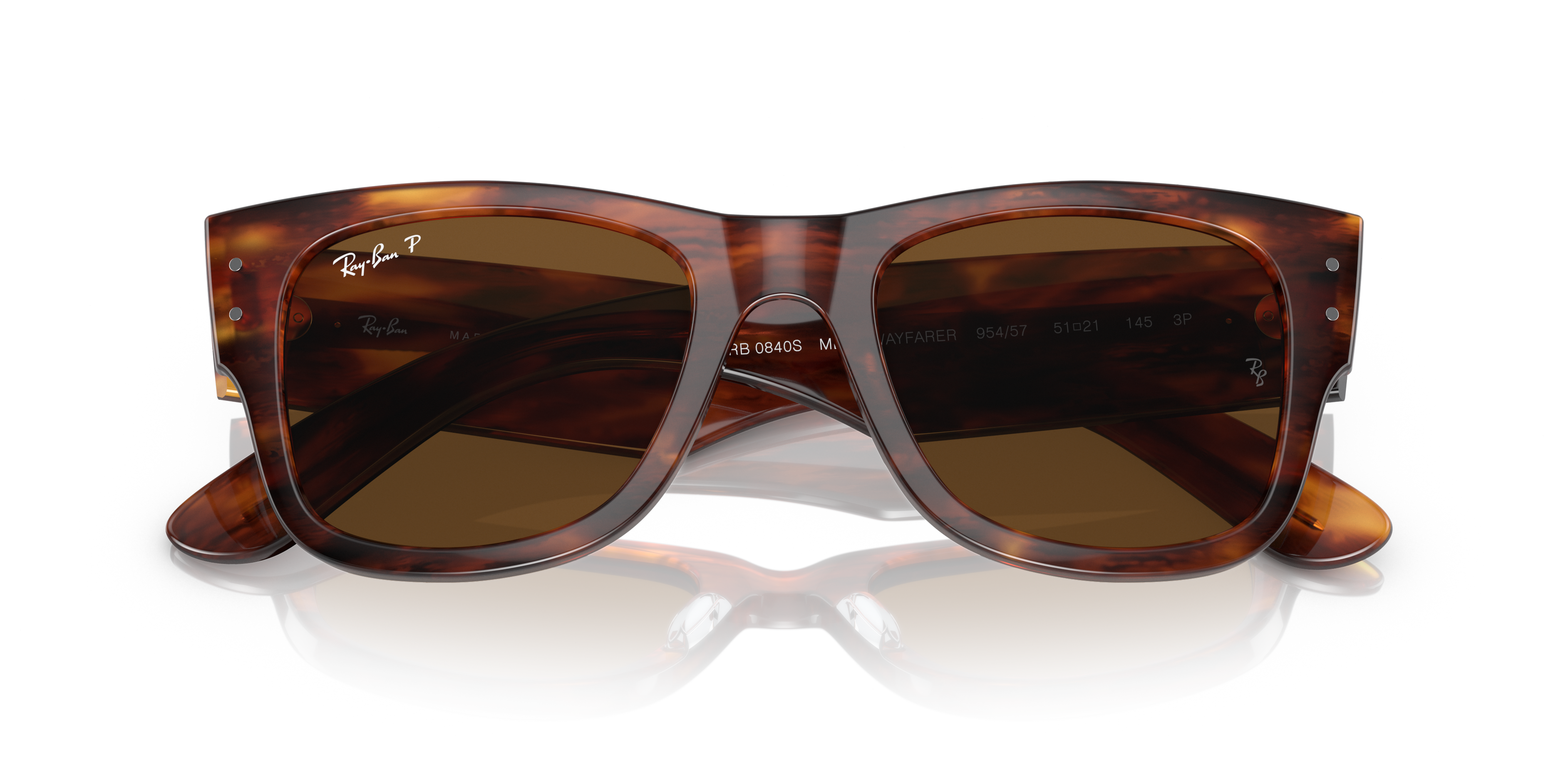 RAY-BAN RB0840S MEGA WAYFARER 954/57 51