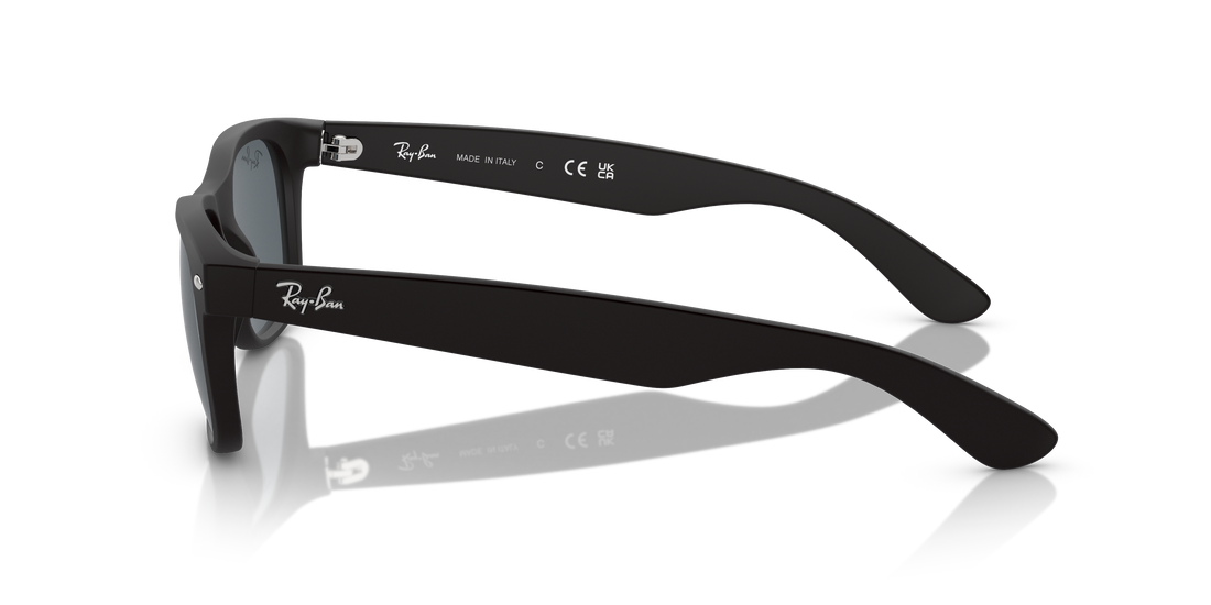 Óculos de sol ray-ban rb2132 new wayfarer 622/r5 negro square unisex tamanho 58mm - Vista de detalhe