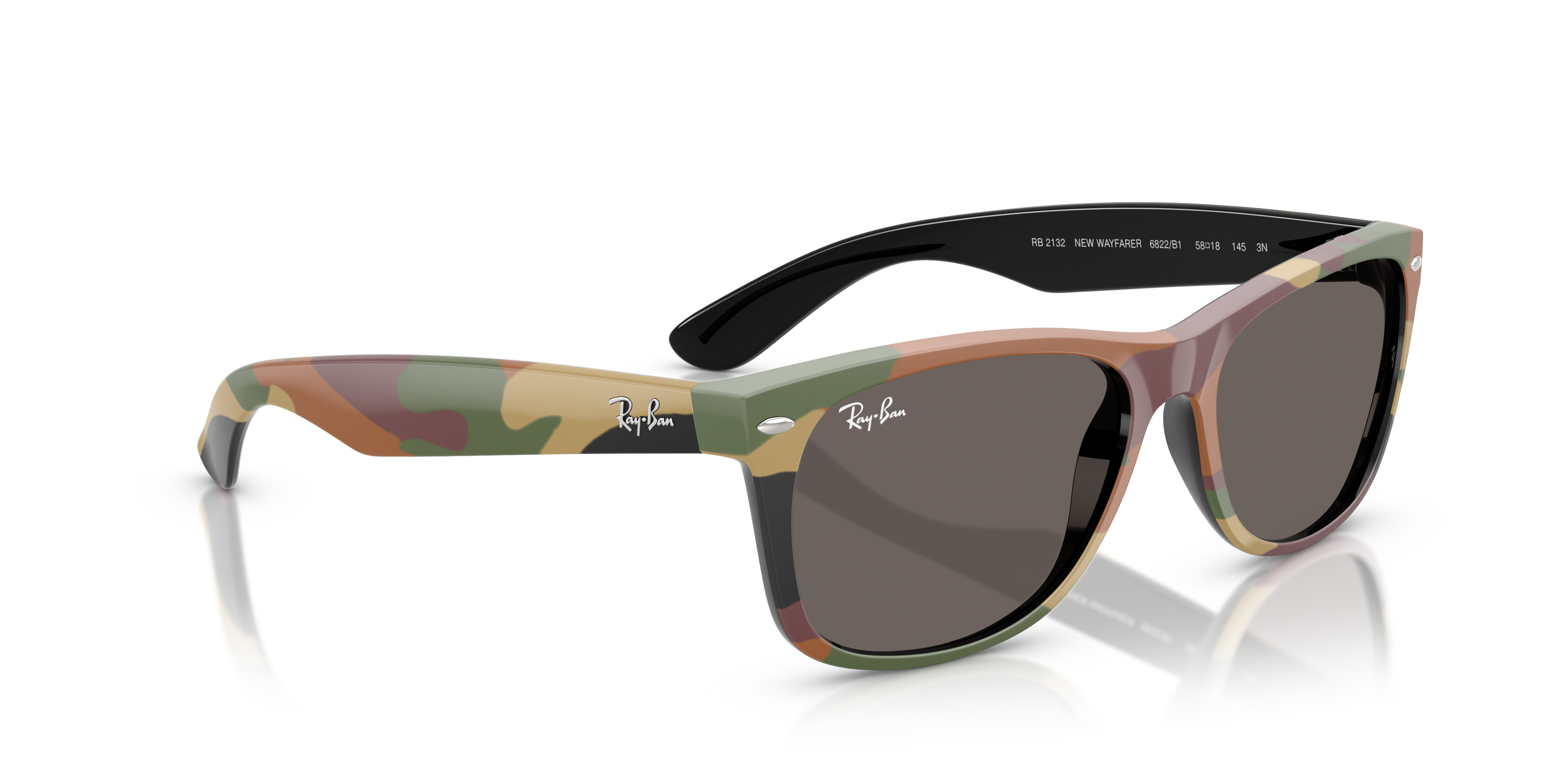RAY-BAN RB2132 NEW WAYFARER 6822B1 55
