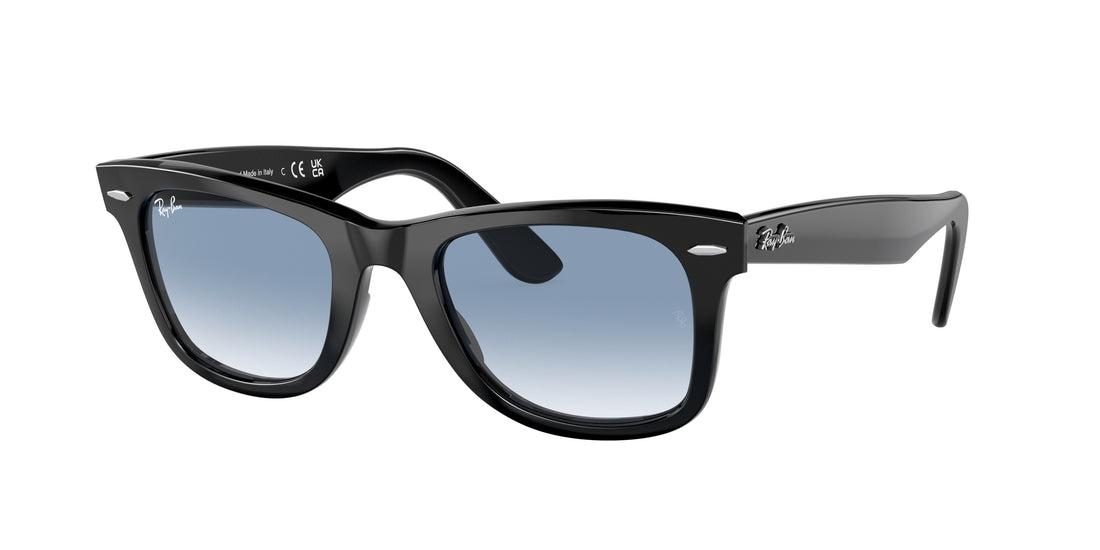 Óculos de sol ray-ban rb2140f wayfarer 901/3f negro square unisex tamanho 52mm - Vista principal