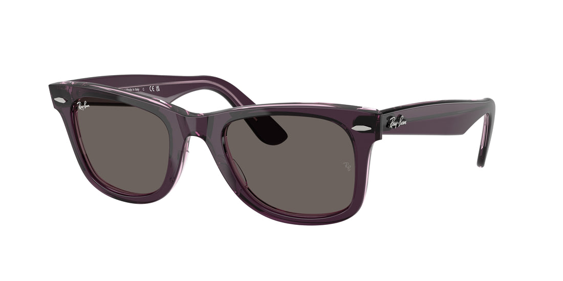 Occhiali da sole ray-ban rb2140 wayfarer 1447b1 violeta square unisex taglia 50mm - Vista principale
