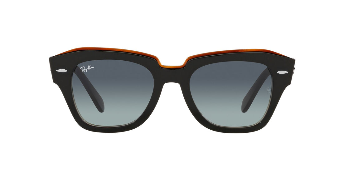 Óculos de sol ray-ban rb2186 state street 132241 unisex tamanho 52mm - Vista de detalhe