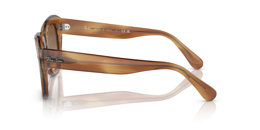 Okulary przeciwsłoneczne ray-ban rb2186 state street 140351 havana square unisex rozmiar 49mm - Widok szczegółowy