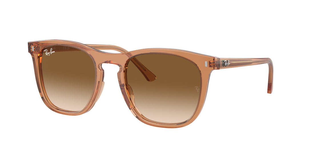 Sunglasses ray-ban rb2210 676451 marron square unisex size 53mm - Main view