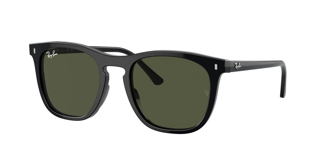 Óculos de sol ray-ban rb2210 901/31 negro square unisex tamanho 53mm - Vista principal