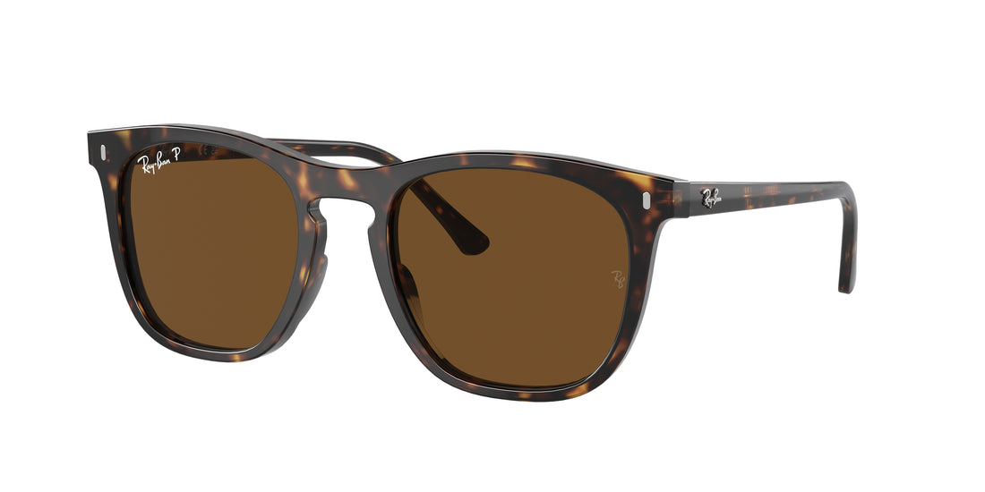 Óculos de sol ray-ban rb2210 902/57 havana square unisex tamanho 53mm - Vista principal
