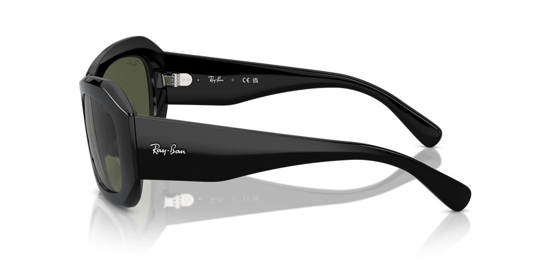 Sonnenbrillen ray-ban rb2212 beate 901/31 negro pillow unisex größe 56mm - Detailansicht
