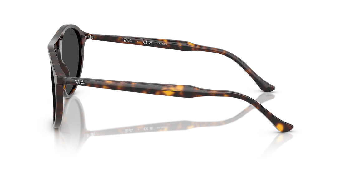 Solglasögon ray-ban rb2215 902/48 havana square unisex storlek 56mm - Detaljvy