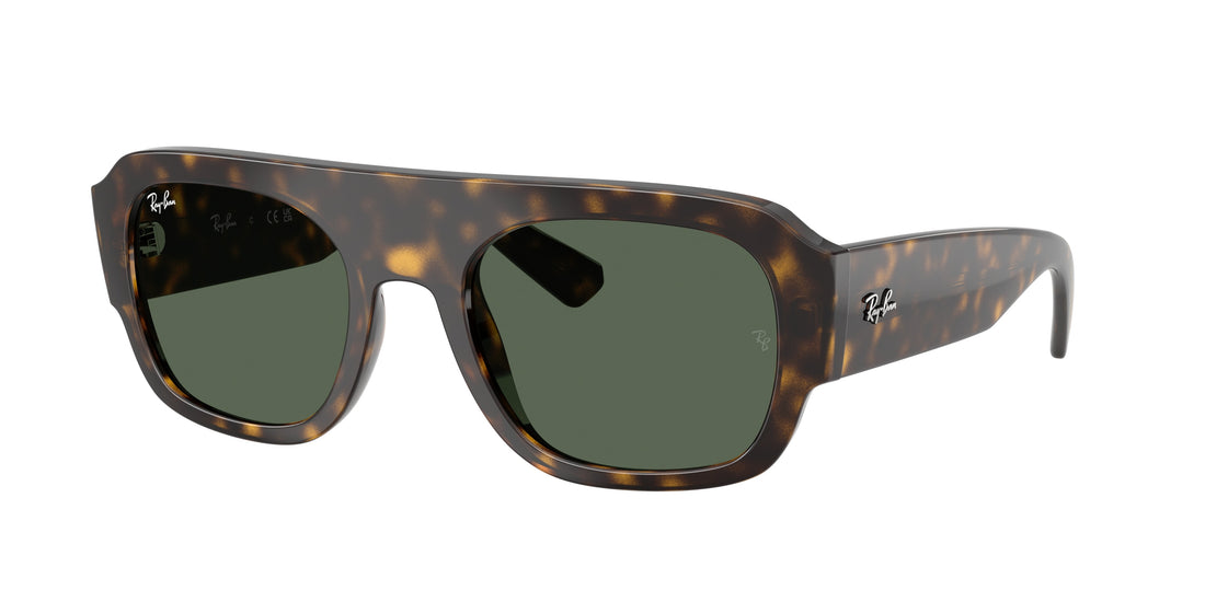 Sonnenbrillen ray-ban rb2218 679071 havana irregular unisex größe 55mm - Hauptansicht