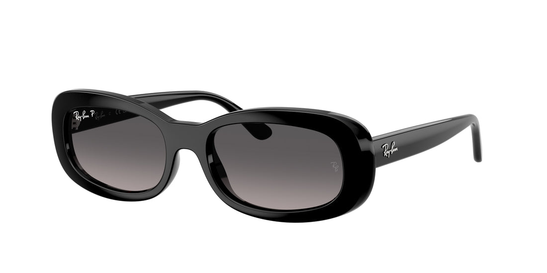 Lunettes de soleil ray-ban rb2221 901/m3 negro oval femenino taille 53mm - Vue principale