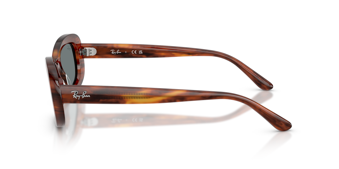 Occhiali da sole ray-ban rb2221 954/62 marron oval femenino taglia 56mm - Vista dettagliata