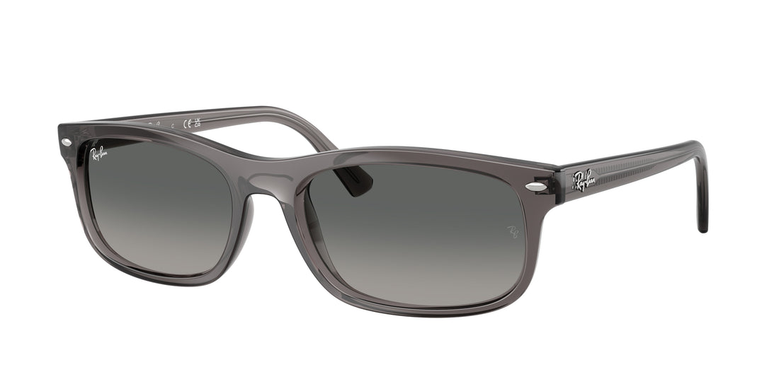 Óculos de sol ray-ban rb2224 667571 gris rectangular unisex tamanho 60mm - Vista principal