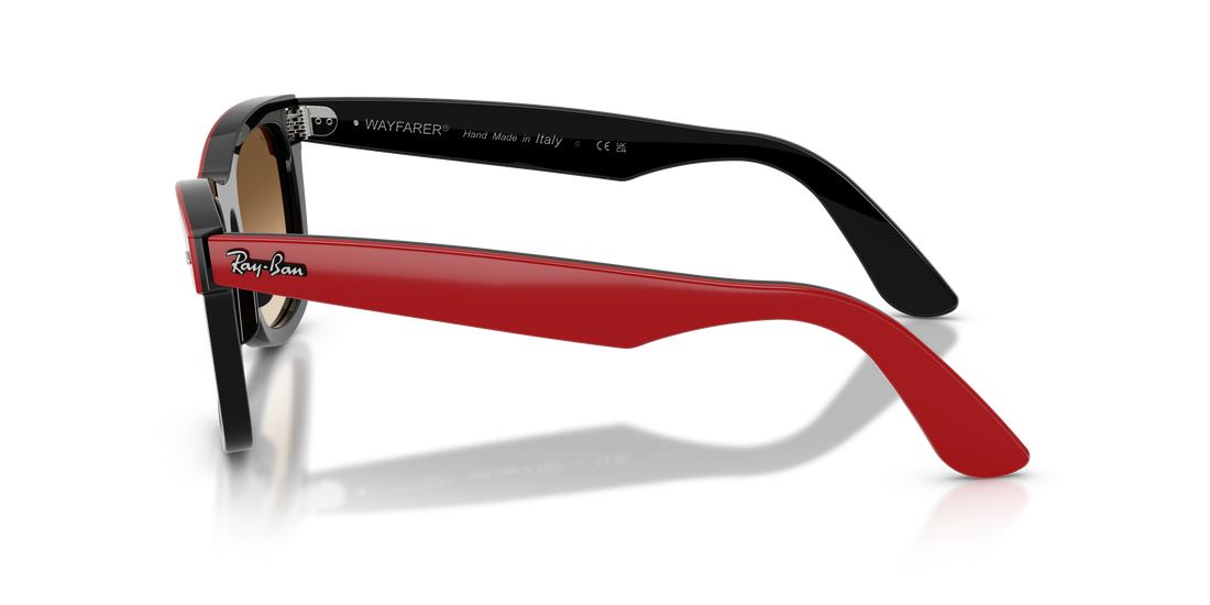 Sonnenbrillen ray-ban rb2240 wayfarer 955/51 rojo square unisex größe 50mm - Detailansicht