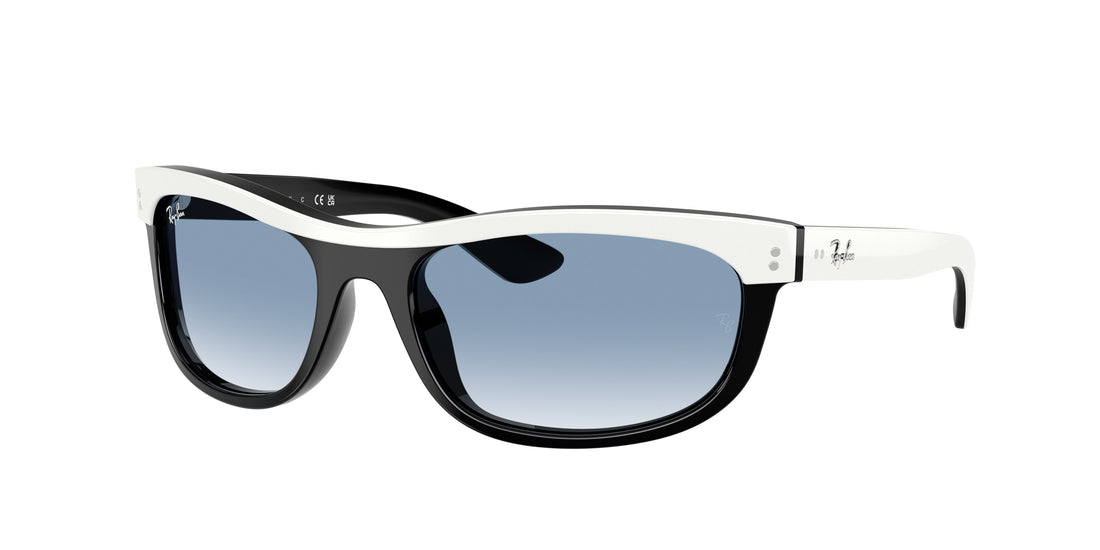 Sonnenbrillen ray-ban rb2489 balorama 14443f blanco rectangular unisex größe 62mm - Hauptansicht