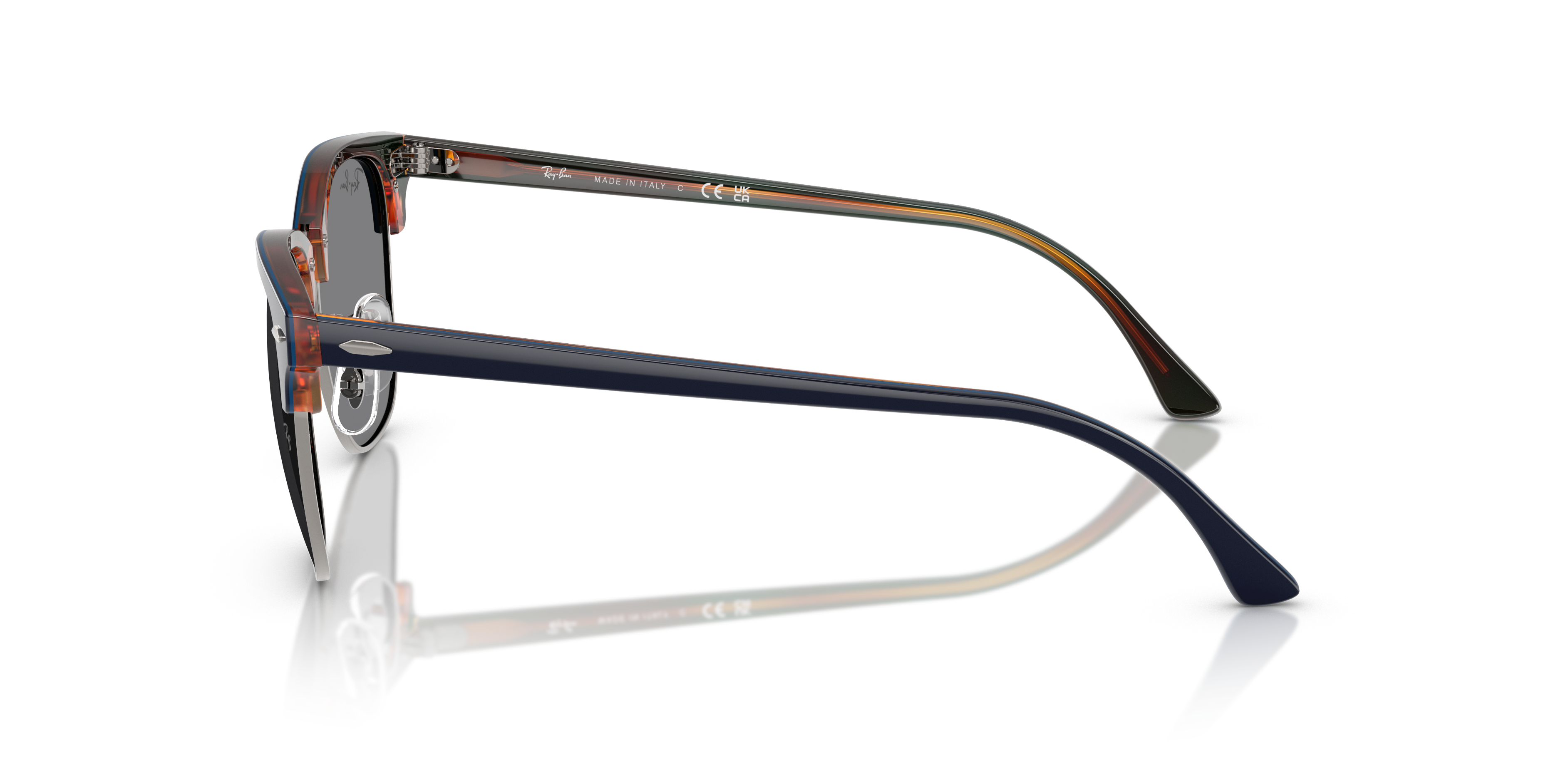 RAY-BAN RB3016 CLUBMASTER 1278B1 49