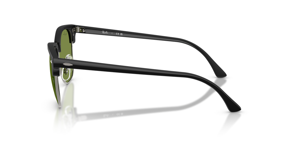 Óculos de sol ray-ban rb3016 clubmaster 601s4e negro square unisex tamanho 51mm - Vista de detalhe