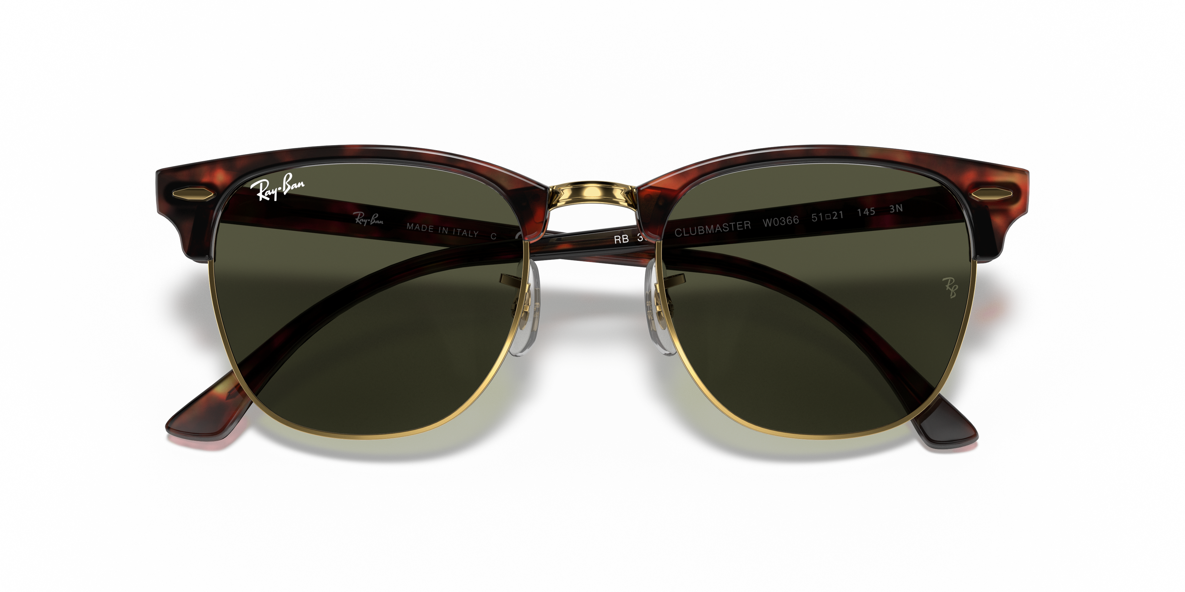 RAY-BAN RB3016 CLUBMASTER W0366 55
