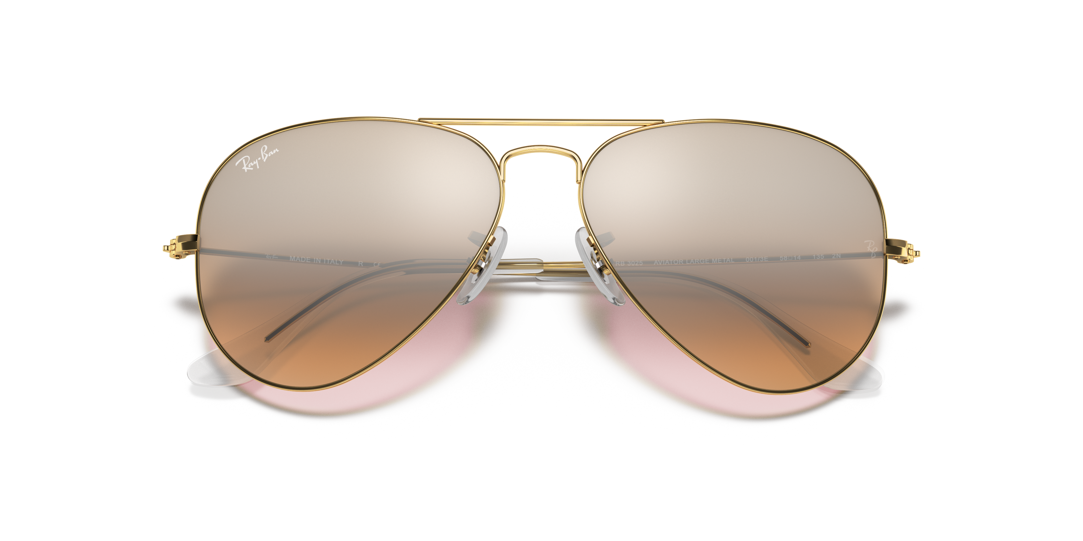 Ray-ban rb3025 aviatore grande metallo 001/3e 62